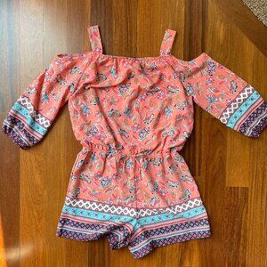 My Michelle Sz XL Shorts Romper
